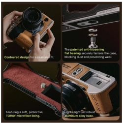 Etui skórzane PGYTECH na aparat Fuji X-S20 Brown